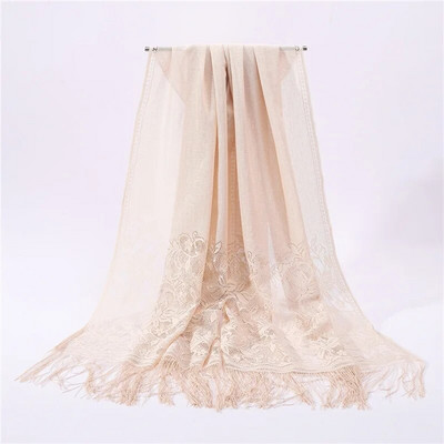 2022. Modni ženski šal koji udubljuje meke dugačke pašmine, ženske šalove i omote, hidžijab šalove