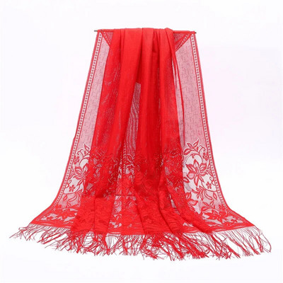 2022. Modni ženski šal koji udubljuje meke dugačke pašmine, ženske šalove i omote, hidžijab šalove