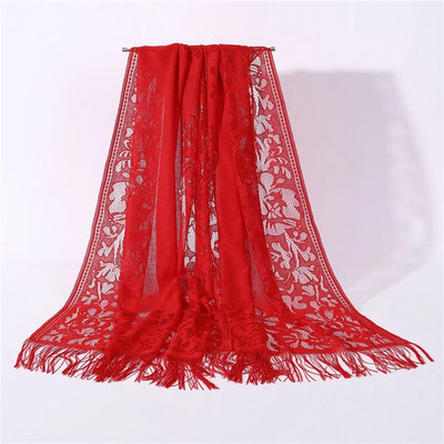 2022. Modni ženski šal koji udubljuje meke dugačke pašmine, ženske šalove i omote, hidžijab šalove