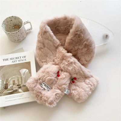 Koreja Stilīgs Ziemas Silts Šalle Sieviešu Šalle Ietin Meitenes Jauki Vienkrāsu Šalles Plūksni Biezi Kakla čemuri Studentu Jauki Bandana