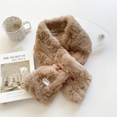 Koreja Stilīgs Ziemas Silts Šalle Sieviešu Šalle Ietin Meitenes Jauki Vienkrāsu Šalles Plūksni Biezi Kakla čemuri Studentu Jauki Bandana