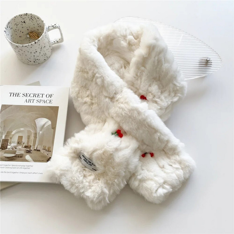 Koreja Stilīgs Ziemas Silts Šalle Sieviešu Šalle Ietin Meitenes Jauki Vienkrāsu Šalles Plūksni Biezi Kakla čemuri Studentu Jauki Bandana