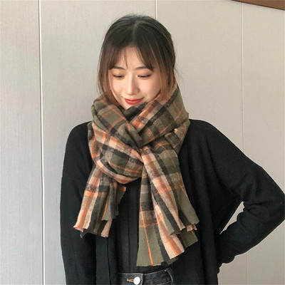 Novi karirani šal od kašmira za jesensku i zimsku djecu Tzitzit grije i za muškarce i za žene šal oko vrata CN025