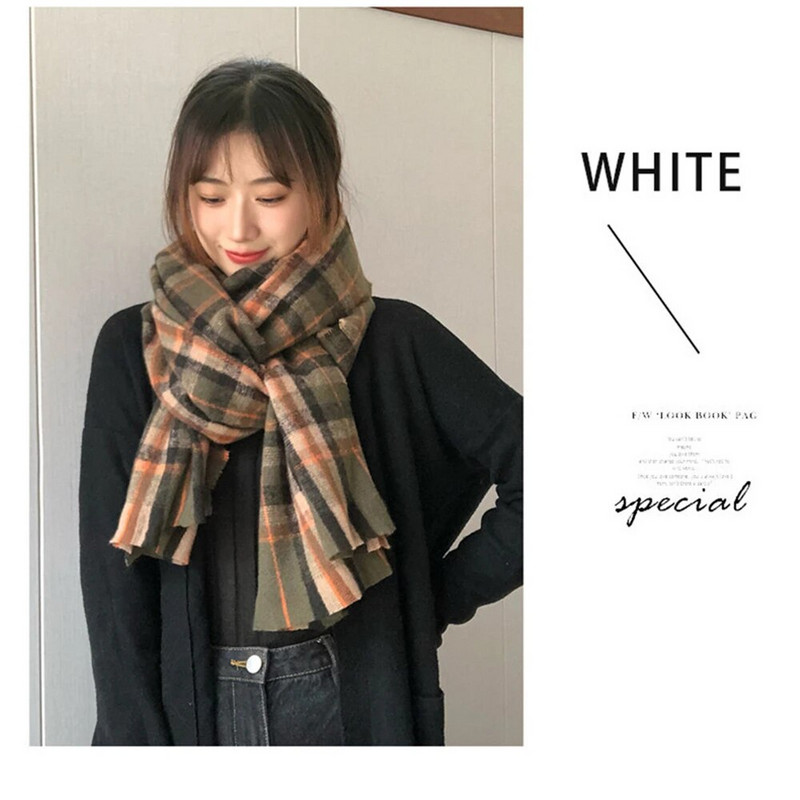 Novi karirani šal od kašmira za jesensku i zimsku djecu Tzitzit grije i za muškarce i za žene šal oko vrata CN025