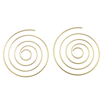 Hot Statement Brincos Hyperbole Spiral Stud Earring for Women Punk Sexy Jewelry Round Aretes Pendientes Boho Party Gift