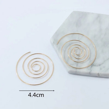 Hot Statement Brincos Hyperbole Spiral Stud Earring for Women Punk Sexy Jewelry Round Aretes Pendientes Boho Party Gift