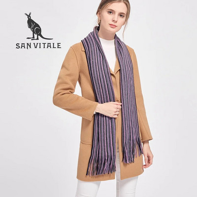 Ženski šalovi Zimski topli šal Luksuzni brend Mekani modni podebljani omoti Pokrivači Duge rese Vuneni kašmir Ženski šalovi od pašmine