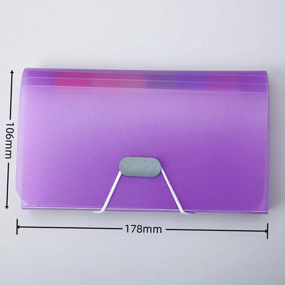 Binder Book Bill Expanding Uredska torba Mapa Organizator školske torbe Vodootporan Obiteljski podaci Torbica za organe Mapa Novčanik Datoteka