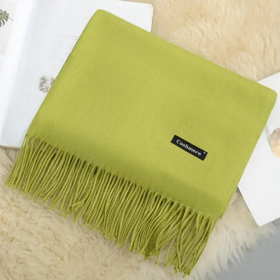 Κασμίρ Γυναικείο φουλάρι 2019 Νέο ζεστό σάλι Foulard Femme Pashmina Μαλλί μαλλί Κλεμμένο στο κεφάλι λαιμό Μακριά χειμωνιάτικα κασκόλ για γυναίκες