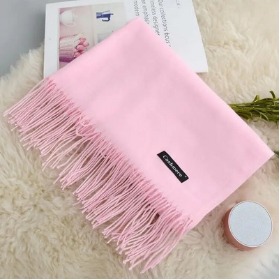 Κασμίρ Γυναικείο φουλάρι 2019 Νέο ζεστό σάλι Foulard Femme Pashmina Μαλλί μαλλί Κλεμμένο στο κεφάλι λαιμό Μακριά χειμωνιάτικα κασκόλ για γυναίκες