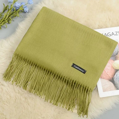 Κασμίρ Γυναικείο φουλάρι 2019 Νέο ζεστό σάλι Foulard Femme Pashmina Μαλλί μαλλί Κλεμμένο στο κεφάλι λαιμό Μακριά χειμωνιάτικα κασκόλ για γυναίκες