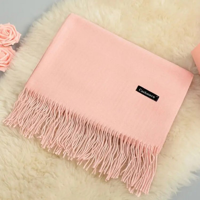 Κασμίρ Γυναικείο φουλάρι 2019 Νέο ζεστό σάλι Foulard Femme Pashmina Μαλλί μαλλί Κλεμμένο στο κεφάλι λαιμό Μακριά χειμωνιάτικα κασκόλ για γυναίκες