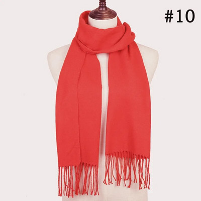 Karirani dugi šal, zima, topao kašmir, žene, pašmina, bandana šalovi, luksuzni ženski šal s resicama, 2021. Novo