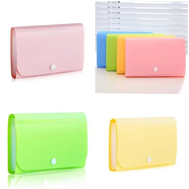 Torbica za dokumente, 12 slojeva, torbica, mapa za račune, organizator kartica, pričvršćivač, uredski mini paket EM88