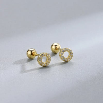 2Pcs Helix Ear Piercing Stud Naušnice za žene Cirkon Srce Leptir Uho Tragus Dodaci za bušenje hrskavice Nakit Poklon
