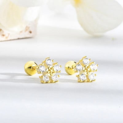 2Pcs Helix Ear Piercing Stud Naušnice za žene Cirkon Srce Leptir Uho Tragus Dodaci za bušenje hrskavice Nakit Poklon