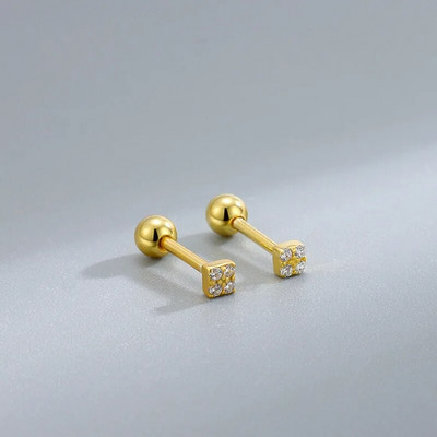 2Pcs Helix Ear Piercing Stud Naušnice za žene Cirkon Srce Leptir Uho Tragus Dodaci za bušenje hrskavice Nakit Poklon