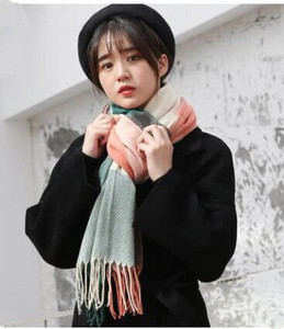 Žieminis moteriškas vilnonis šalikas Moteriškas kašmyro kaklaskarės plačios grotelės, ilgos skaros apvyniojamos antklodės šiltos antklodės Pashmina kutai Moteriškas šalikas