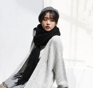 Žieminis moteriškas vilnonis šalikas Moteriškas kašmyro kaklaskarės plačios grotelės, ilgos skaros apvyniojamos antklodės šiltos antklodės Pashmina kutai Moteriškas šalikas