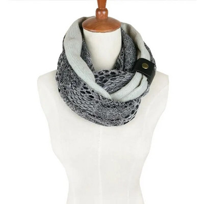 Couverture jesenski ženski modni šal čipkani pamuk kašmir beskonačni kružni šal s omčom od folije luksuzni echarpe hiver femme