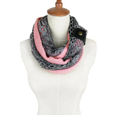 Couverture jesenski ženski modni šal čipkani pamuk kašmir beskonačni kružni šal s omčom od folije luksuzni echarpe hiver femme