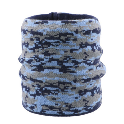 Kamuflažni plišani šal s toplim vjetrootpornim vunenim debelim kamuflažnim šalovima Elastični pleteni plišani zimski topli šal za muškarce ili žene Najnovije