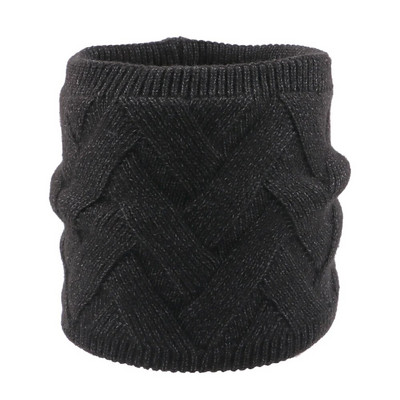 Kosi debeli plišani šal s toplim vjetrootpornim vunenim debelim šalovima Elastični pleteni plišani zimski topli šal za muškarce ili žene Novo