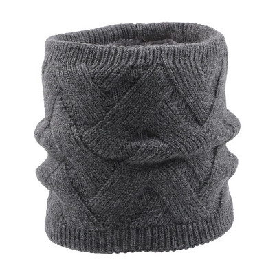 Kosi debeli plišani šal s toplim vjetrootpornim vunenim debelim šalovima Elastični pleteni plišani zimski topli šal za muškarce ili žene Novo