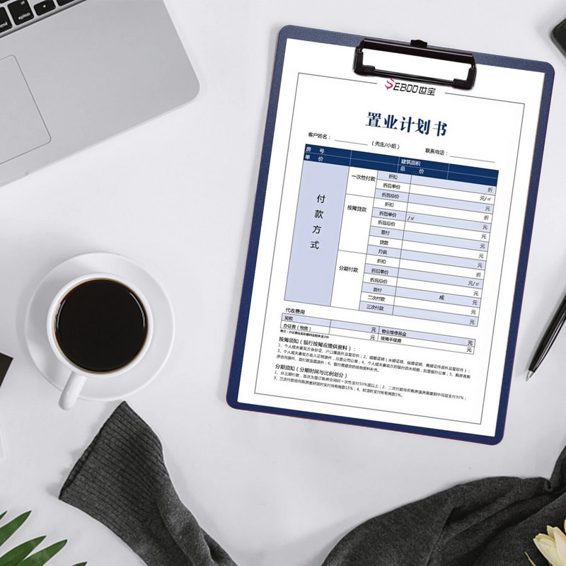 A4 mapa datoteka Međuspremnik Podloga za pisanje Memo Spojnica Ploča Isječci Testni papir Organizator za pohranu Školski pribor Uredski materijal