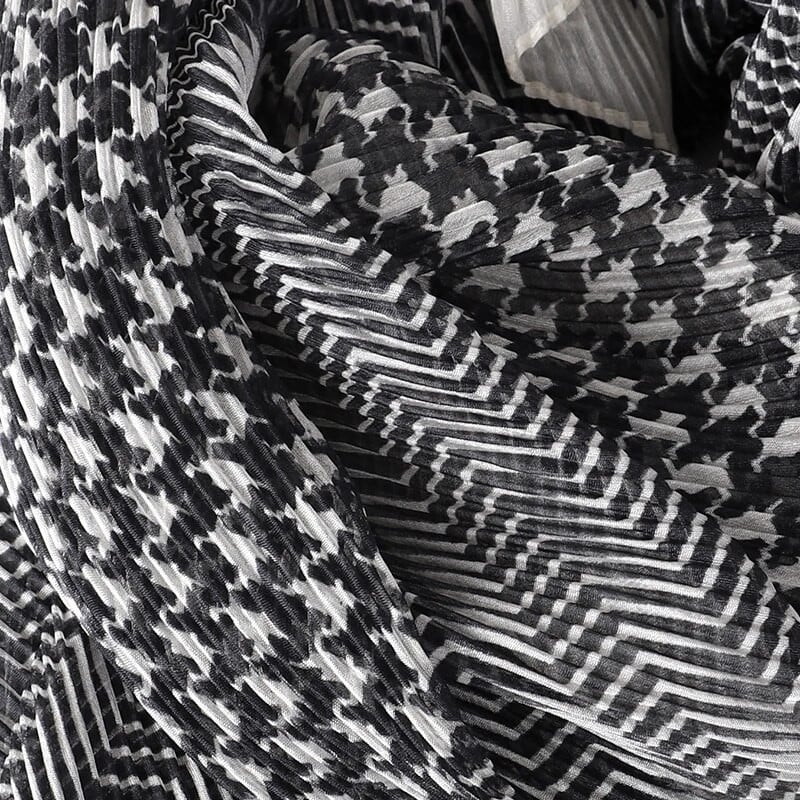 Modni karirani pamučni šal Ženske jesenske zimske naborane šalove Hidžab ogrtači Foulard Stolesi za plažu Putovanja Pashmina Echarpe 2022 Novo