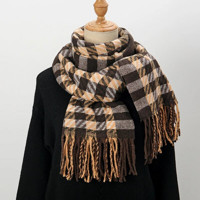 Zimski šal Ženski šal od kašmira Muški topli vuneni šalovi Modni ležerni šal Topli muški šal od pašmine Solidlove šal