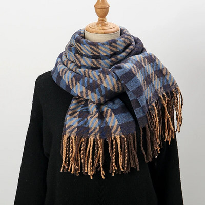 Zimski šal Ženski šal od kašmira Muški topli vuneni šalovi Modni ležerni šal Topli muški šal od pašmine Solidlove šal