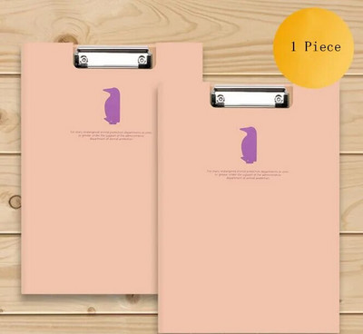 1 komad Kawaii A4 ploča s mapama za dokumente Spajalica za pisanje Ploča za pisanje Metalni omot za izvješća Spine Bar Uredski pribor