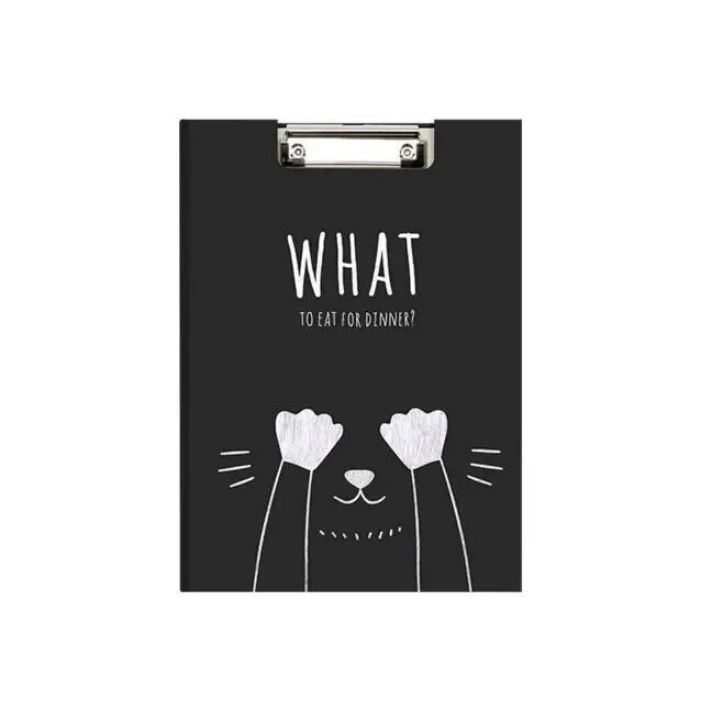 1 komad Kawaii A4 ploča s mapama za dokumente Spajalica za pisanje Ploča za pisanje Metalni omot za izvješća Spine Bar Uredski pribor