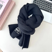 2023. Zimski mekani pleteni vuneni toplinski šalovi Dječaci Djevojčice Lijepi topli šalovi za van, jednobojni dječji jednobojni svestrani šalovi za zaštitu vrata