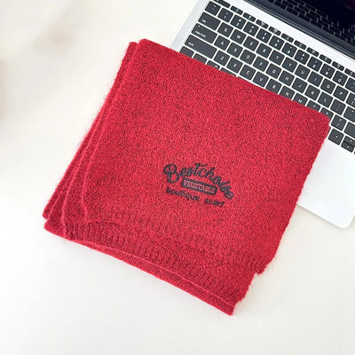 2023. Zimski mekani pleteni vuneni toplinski šalovi Dječaci Djevojčice Lijepi topli šalovi za van, jednobojni dječji jednobojni svestrani šalovi za zaštitu vrata