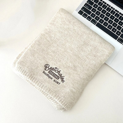 2023. Zimski mekani pleteni vuneni toplinski šalovi Dječaci Djevojčice Lijepi topli šalovi za van, jednobojni dječji jednobojni svestrani šalovi za zaštitu vrata