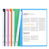 5 gabali rotējamas krāsas caurspīdīgas vilkšanas stieņa mapes faila ziņojuma atsākšanas mape sabiezināta vilkšanas stieņa mape plastmasas stieņa klips