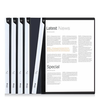 5 gabali rotējamas krāsas caurspīdīgas vilkšanas stieņa mapes faila ziņojuma atsākšanas mape sabiezināta vilkšanas stieņa mape plastmasas stieņa klips