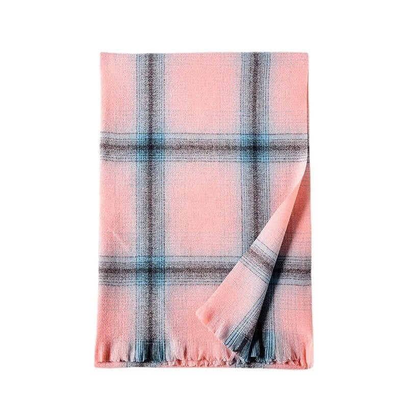 2022. aasta uued talvesallid, kašmiir-imitatsioon, talvine paks, soe ruuduline sall, sobiv mood Pashmina tekk-ümbrisrätikud