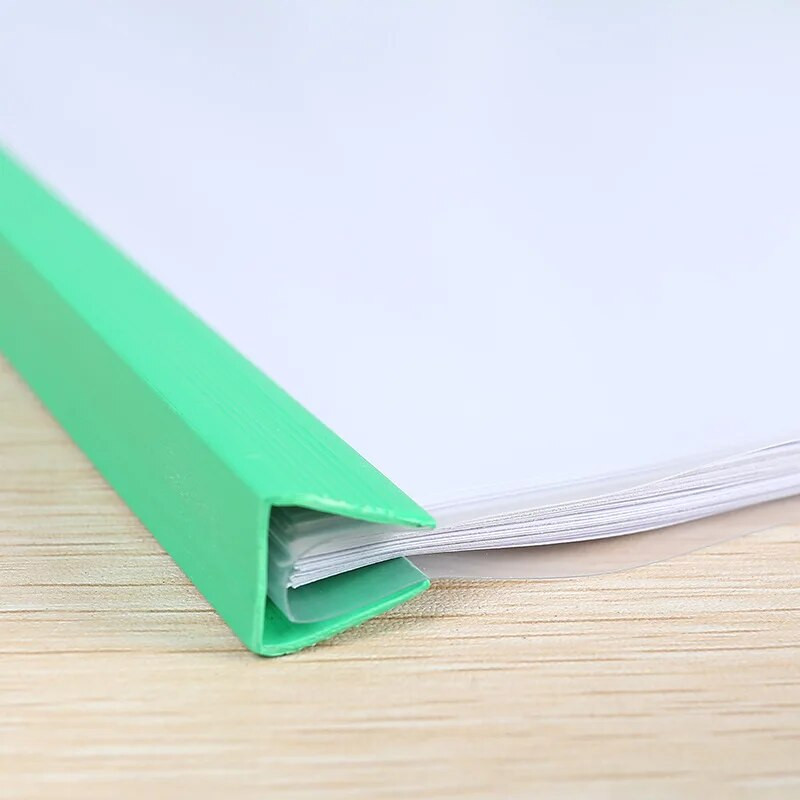 10 gab A4 stieņa mape, izvelkams klips, trīsstūris, caurspīdīgs, sabiezināts ieliktnis biroja ziņojums par līguma atsākšanu dokumenti failu maisiņš mugurkaula šķērs