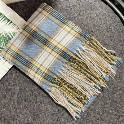 65*180 rudens/ziemas dāmu koledžas stila rūtainā šalle garā kašmira krāsā Feel Cape Fringe silta kakla šalle sievietēm šalles aptinumi