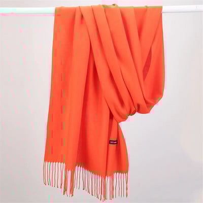 Mood, ühevärviline 2022 Naiste Sall Talvine Hijabs Tessale Tutid Pikad Daami Suurrätikud Kašmiir nagu Pashmina Hijabs Sallid Mähised