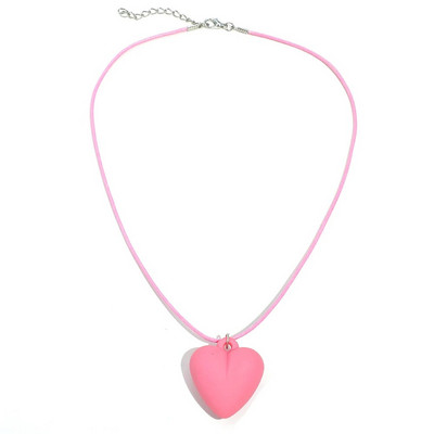 Uradi sam nakit Goth crni baršun Veliko srce privjesak Choker ogrlica za žene Elegantno tkanje čvorova mašna podesivi lanac