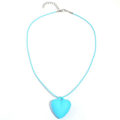 Uradi sam nakit Goth crni baršun Veliko srce privjesak Choker ogrlica za žene Elegantno tkanje čvorova mašna podesivi lanac