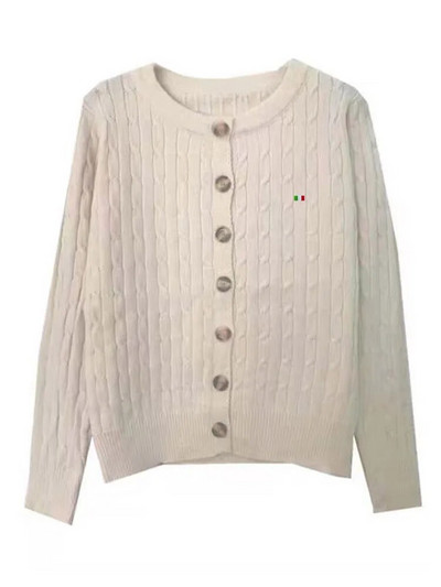 Ženska jesenska i zimska verzija vunenog džempera Loose Lazy Wind, kratka djevojačka vintage džemper na okretanje gumba Nova bluza Ženske majice