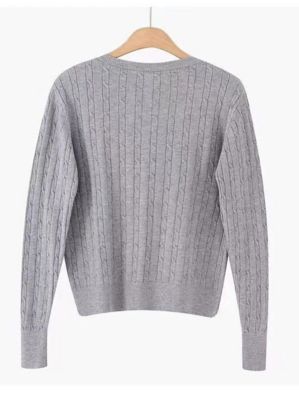 Ženska jesenska i zimska verzija vunenog džempera Loose Lazy Wind, kratka djevojačka vintage džemper na okretanje gumba Nova bluza Ženske majice