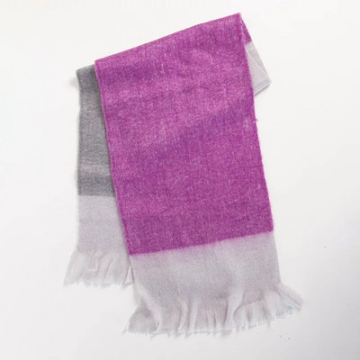 Modes Kašmira Šalle Sievietēm Ac Krāsaini Plaid Šalles Ziemas Biezi Silti Gari Pušķi Pashmina Sega Šalles 40*210CM