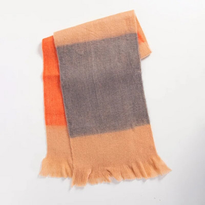 Modes Kašmira Šalle Sievietēm Ac Krāsaini Plaid Šalles Ziemas Biezi Silti Gari Pušķi Pashmina Sega Šalles 40*210CM