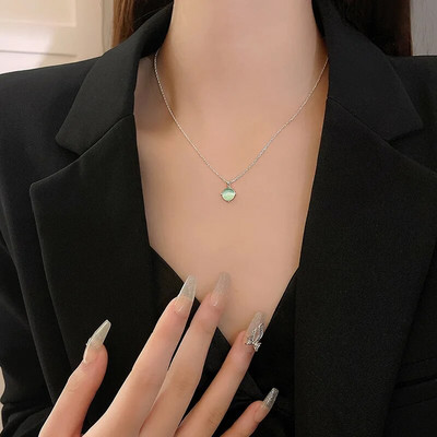 2022. Popularni srebrni svjetlucavi lanac za ključnu kost, ogrlica, ovratnik za žene, fini nakit, rođendanski poklon za vjenčanje